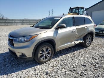  Salvage Toyota Highlander