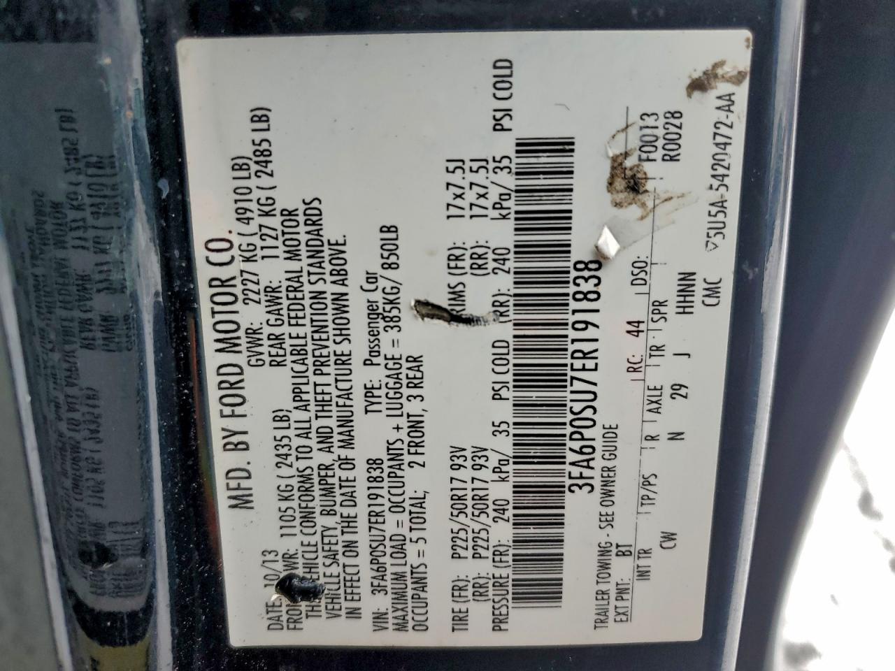 Ford Fusion Titanium Phev Image 9