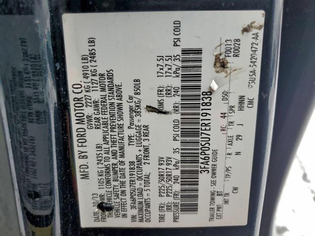 Ford Fusion Titanium Phev Image 9