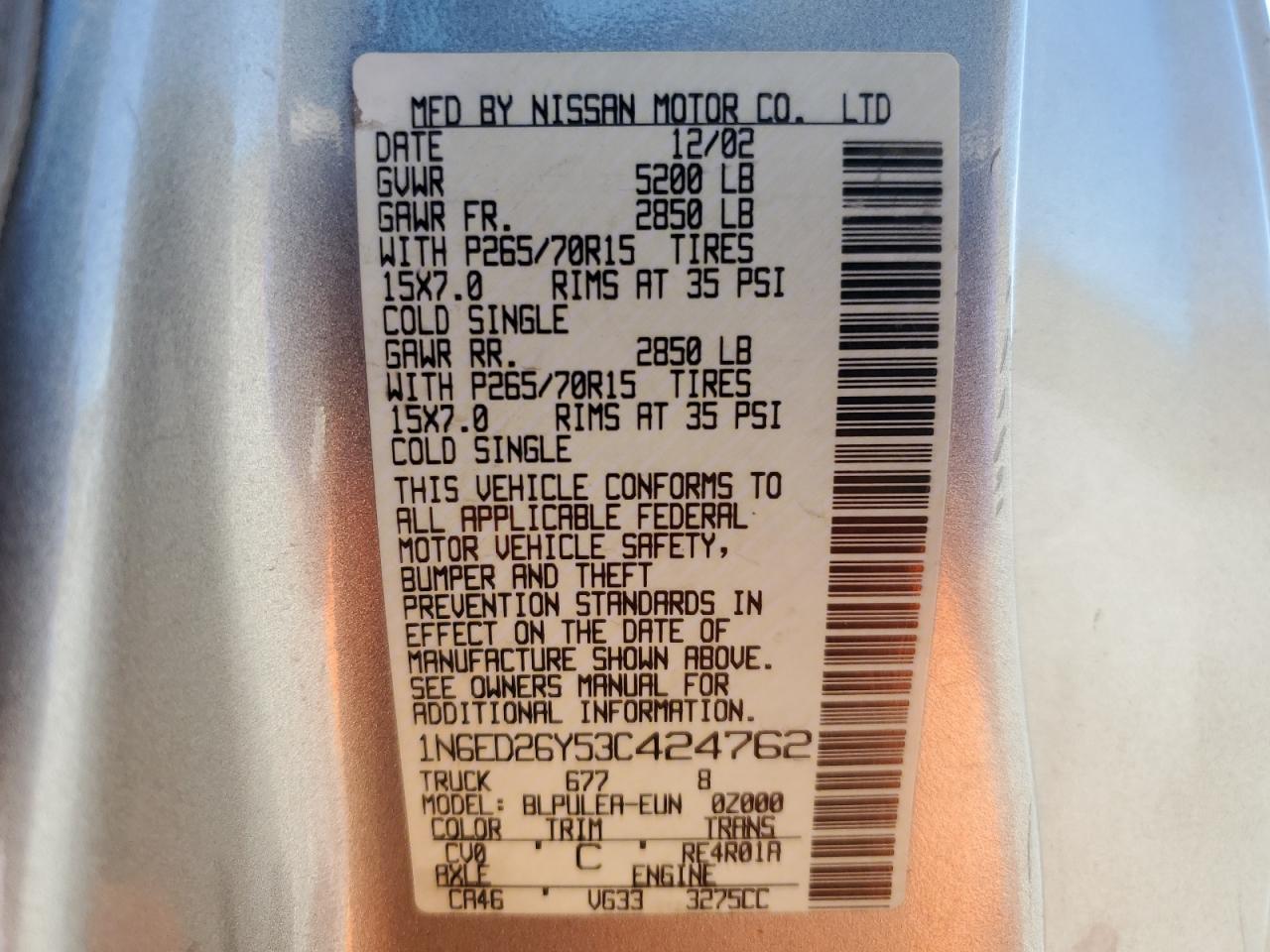 Nissan Frontier King Cab Xe Image 10