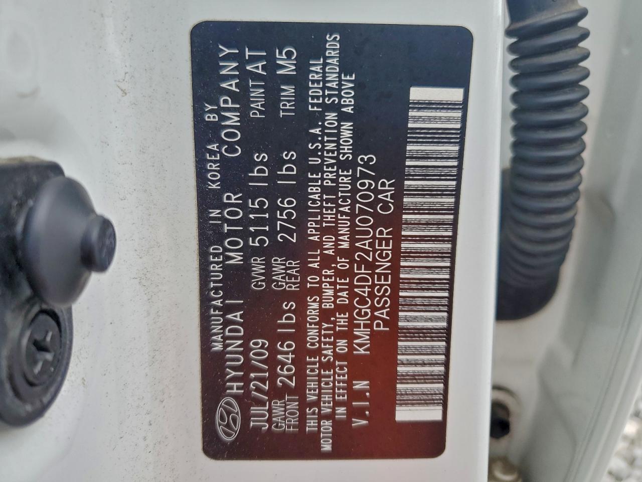 Hyundai Genesis 4.6l Image 10